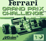 Ferrari Grand Prix Challenge screenshot 4 for GameBoy